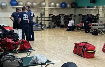 East Pasco YMCA hosting FEMA First Responders in the gymnasium after Hurricane Milton.