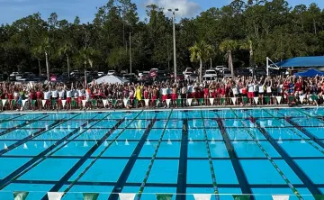 Lifeguard games at the New Tampa Family YMCA.